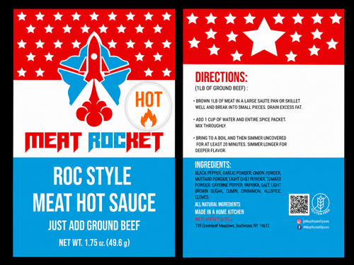 Rochester-Style Meat Hot Sauce Seasoning – Hot | Meat Rocket